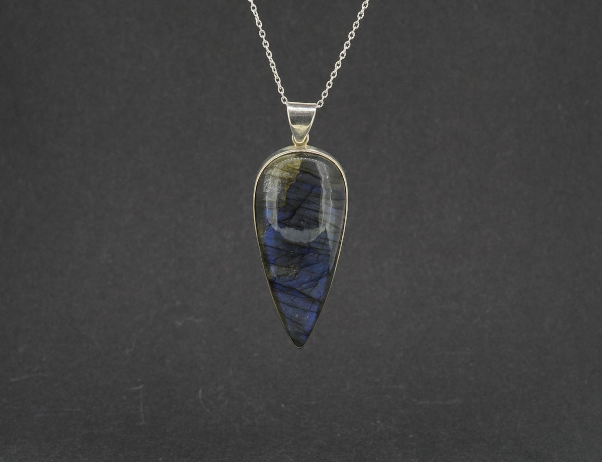Labradorite Sterling Silver Pendant