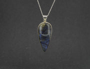 Labradorite Sterling Silver Pendant