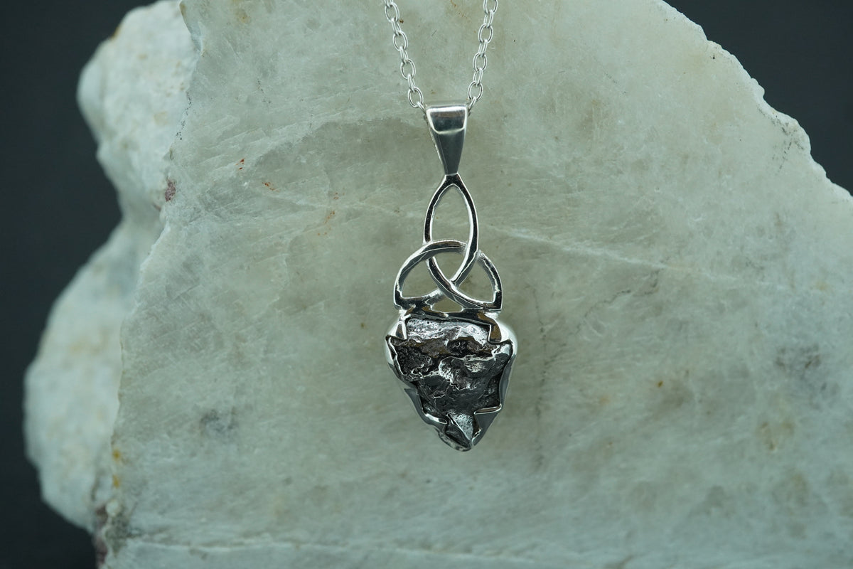 Meteorite Sterling Silver Pendant