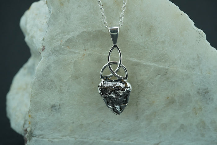 Meteorite Sterling Silver Pendant
