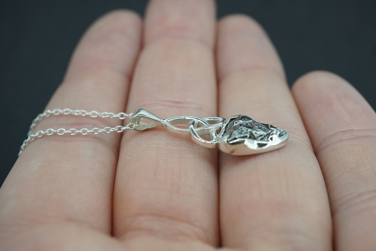 Meteorite Sterling Silver Pendant