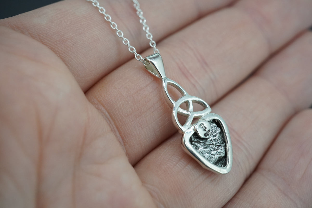 Meteorite Sterling Silver Pendant
