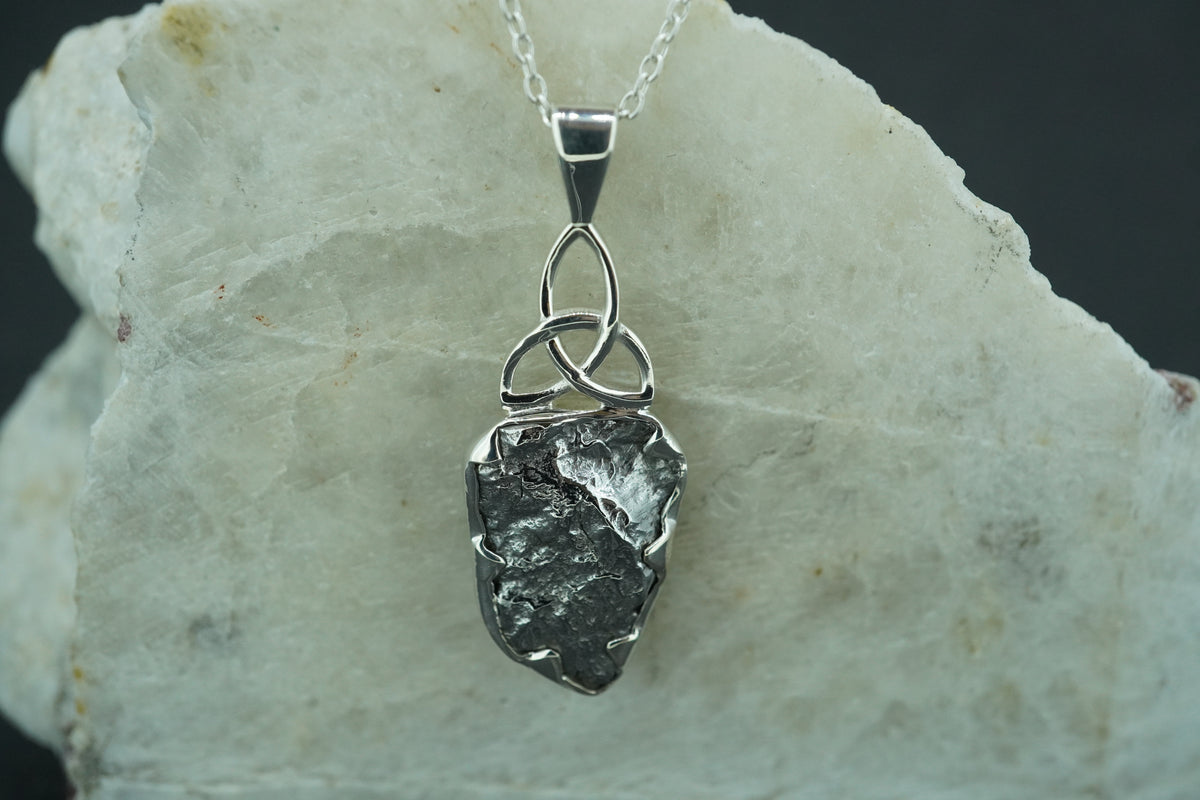 Meteorite Sterling Silver Pendant