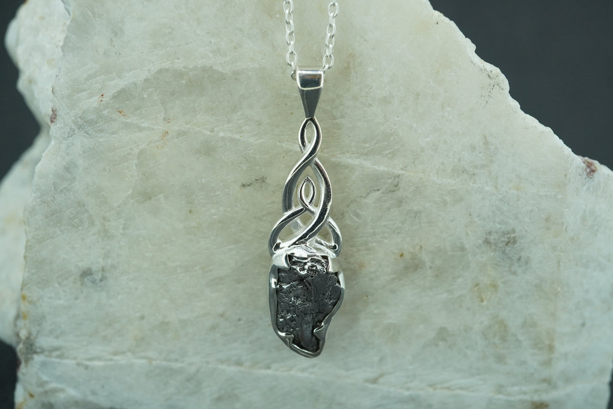 Meteorite Sterling Silver Pendant
