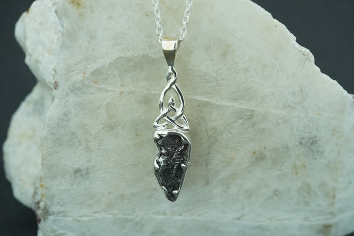 Meteorite Sterling Silver Pendant