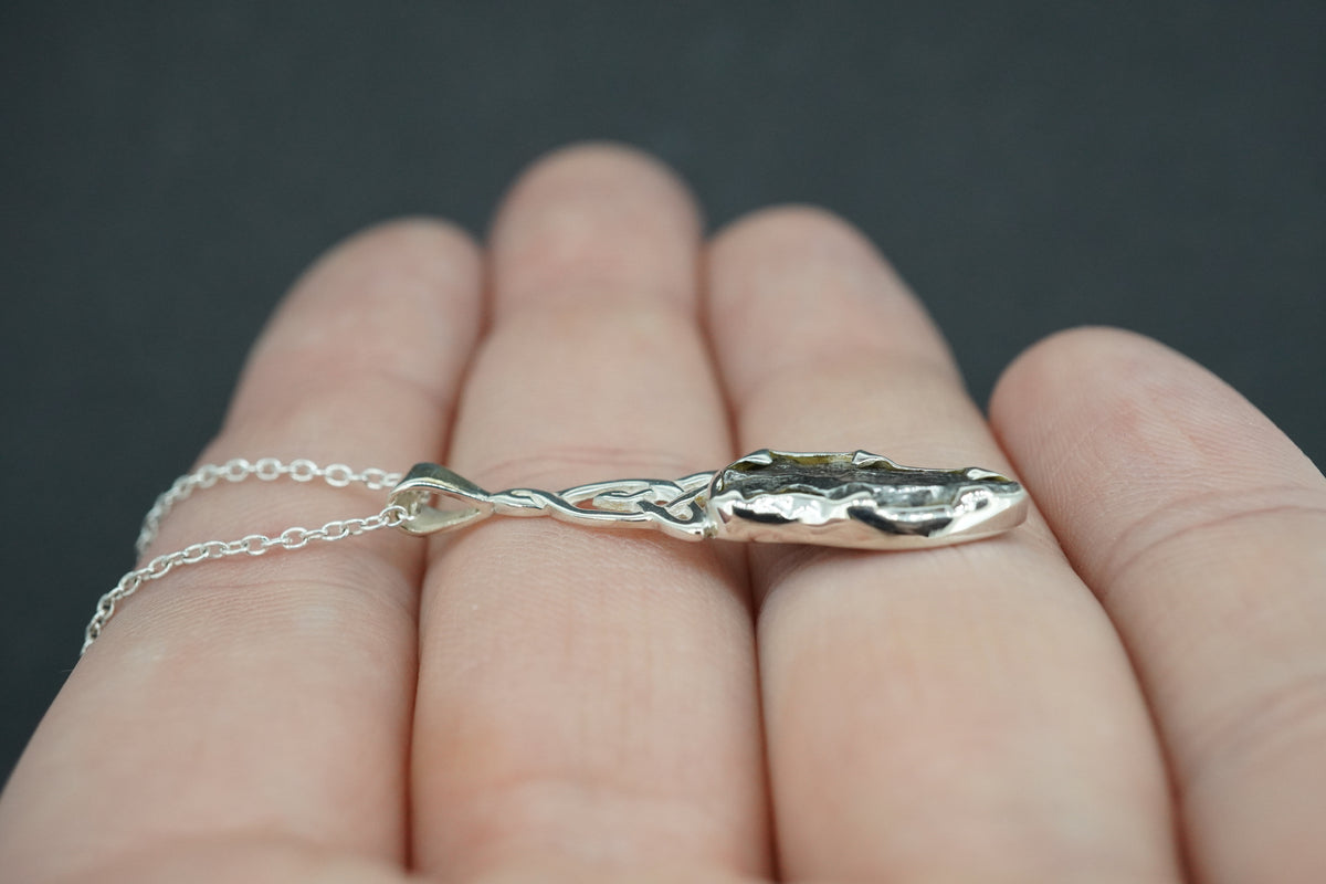 Meteorite Sterling Silver Pendant