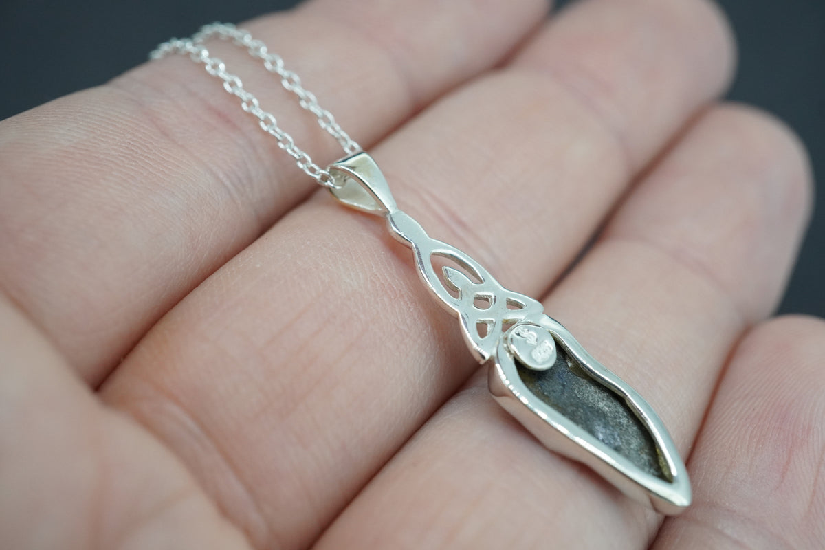 Meteorite Sterling Silver Pendant