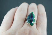 Azurite Malachite Sterling Silver Ring