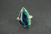 Azurite Malachite Sterling Silver Ring
