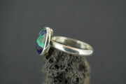 Azurite Malachite Sterling Silver Ring