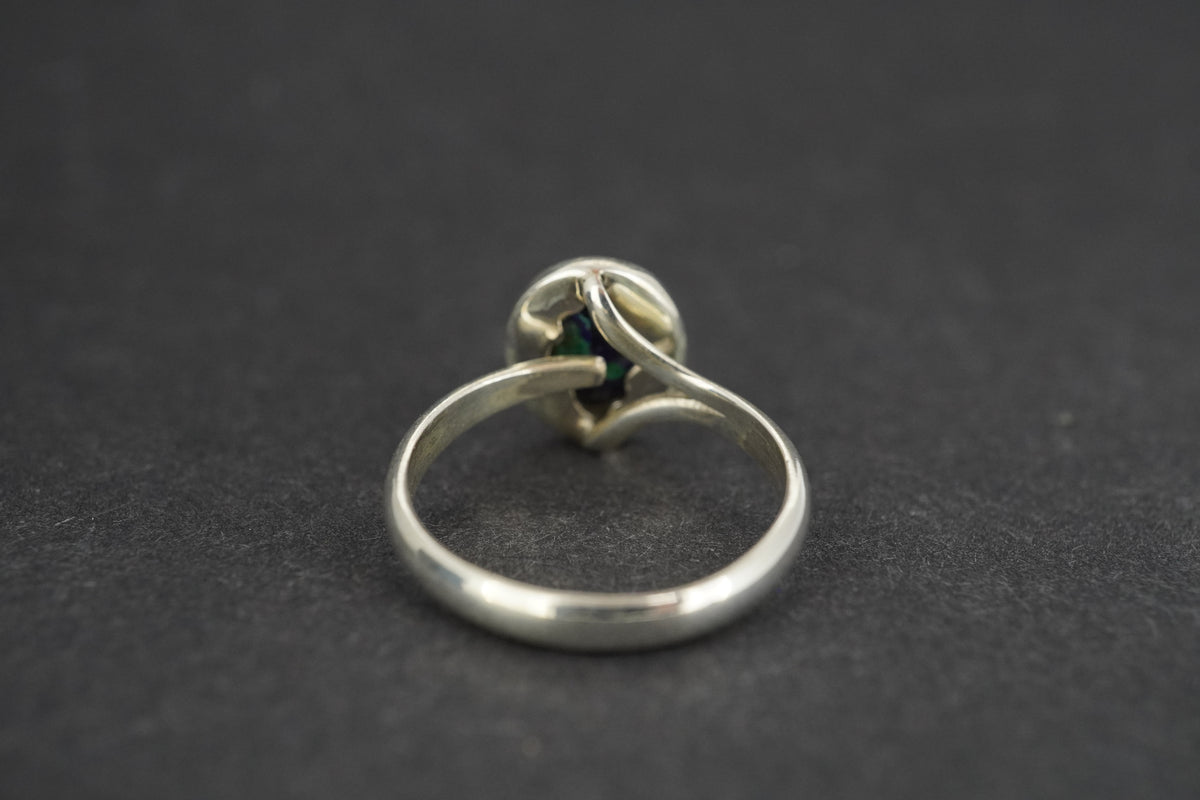 Azurite Malachite Sterling Silver Ring