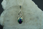 Azurite Malachite Sterling Silver Pendant