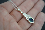 Azurite Malachite Sterling Silver Pendant