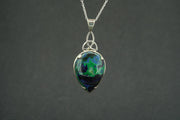 Azurite Malachite Sterling Silver Pendant