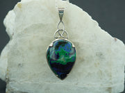 Azurite Malachite Sterling Silver Pendant