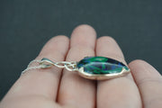 Azurite Malachite Sterling Silver Pendant