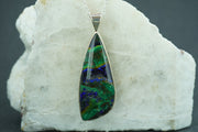 Azurite Malachite Sterling Silver Pendant