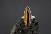 Tiger's Eye Sterling Silver Ring