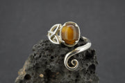 Tiger's Eye Sterling Silver Ring