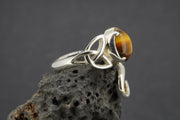 Tiger's Eye Sterling Silver Ring