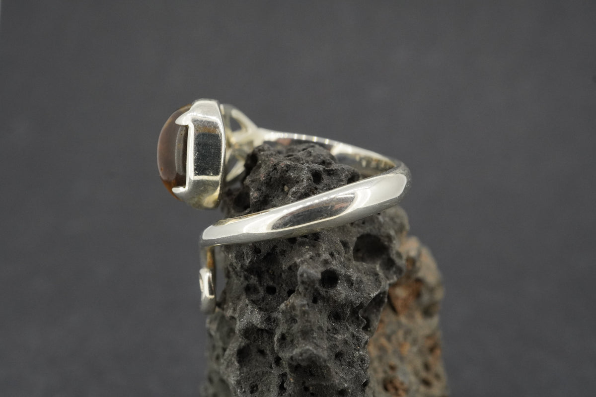 Tiger's Eye Sterling Silver Ring