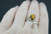 Tiger's Eye Sterling Silver Ring