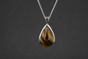 Tiger's Eye Sterling Silver Pendant