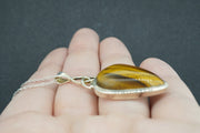 Tiger's Eye Sterling Silver Pendant