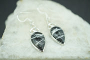 Ullapool Stone Sterling Silver Celtic Earrings