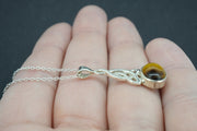 Tiger's Eye Sterling Silver Pendant