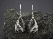 Ullapool Stone Sterling Silver Medium Curve Earrings