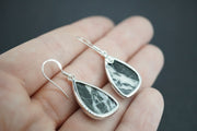 Ullapool Stone Sterling Silver Medium Curve Earrings
