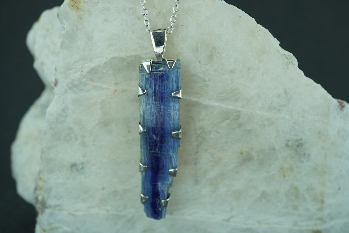 Brazilian Kyanite Sterling Silver Pendant