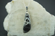Ullapool Stone Sterling Silver Long Pendant