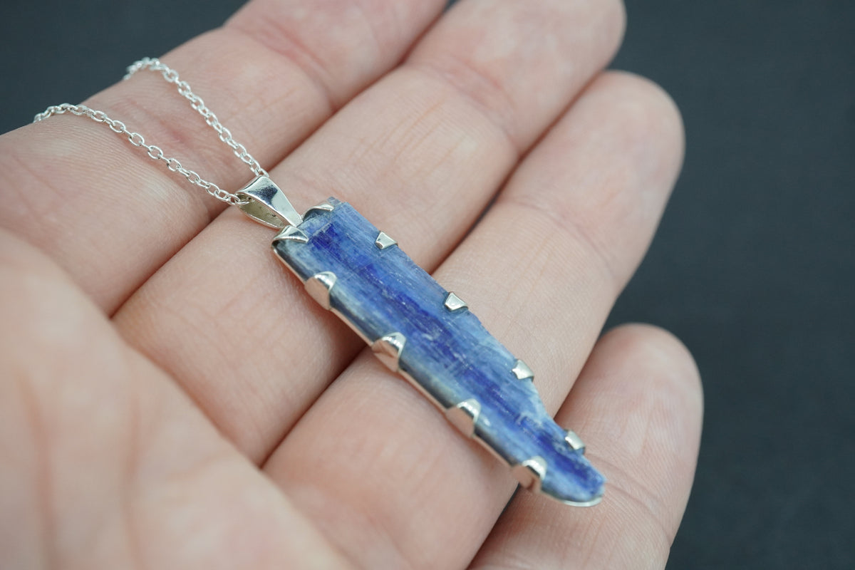 Brazilian Kyanite Sterling Silver Pendant