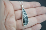 Ullapool Stone Sterling Silver Long Pendant