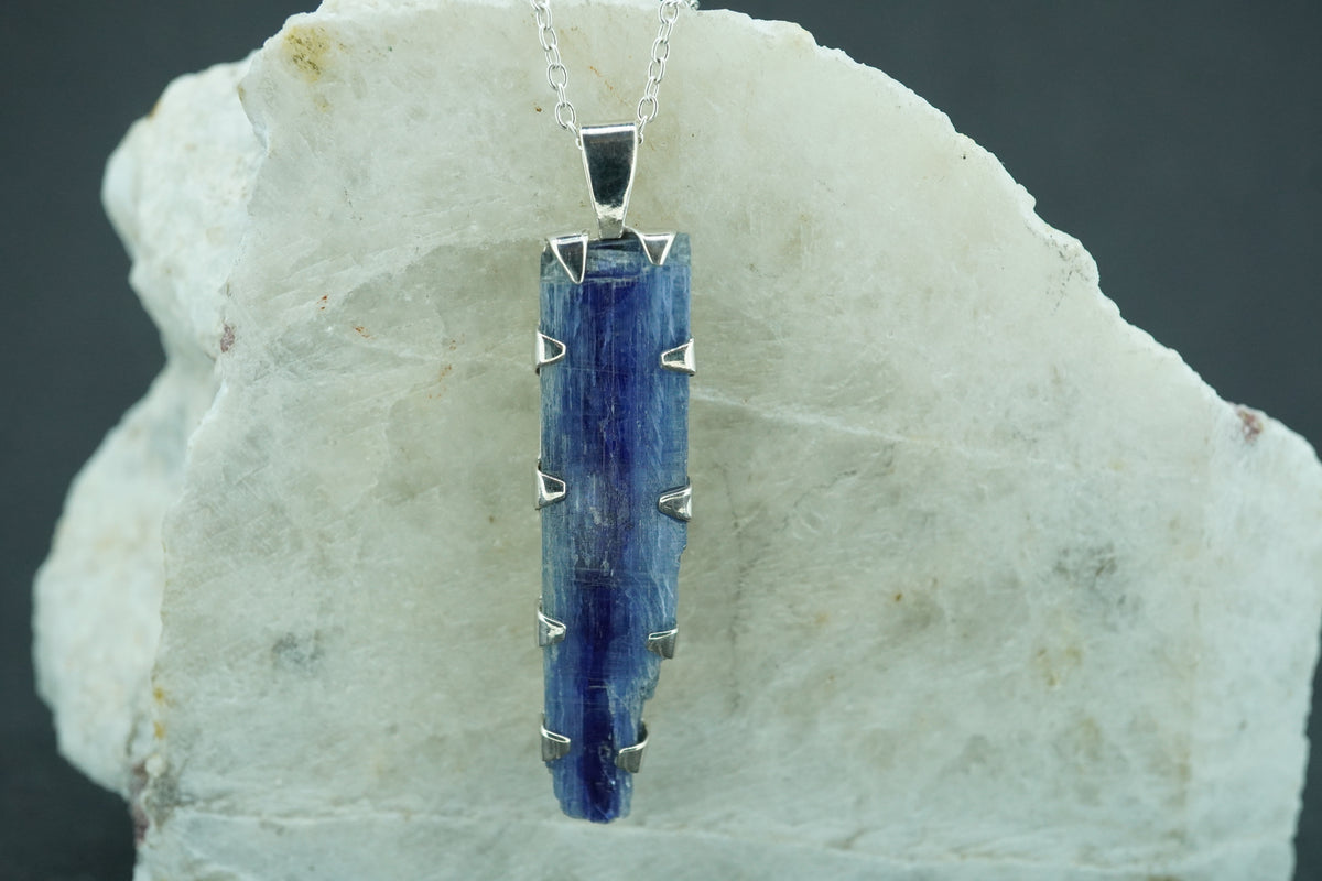 Brazilian Kyanite Sterling Silver Pendant