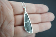 Ullapool Stone Sterling Silver Long Pendant