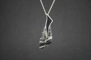 Ullapool Stone Sterling Silver Curve Pendant