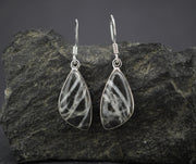 Ullapool Stone Sterling Silver Curve Earrings