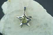Moldavite Sterling Silver Pendant