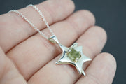 Moldavite Sterling Silver Pendant