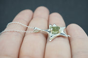 Moldavite Sterling Silver Pendant