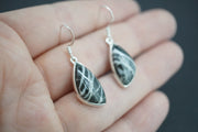 Ullapool Stone Sterling Silver Curve Earrings