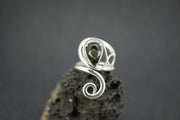 Easdale Gold Sterling Silver Swirl Ring