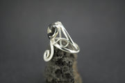 Easdale Gold Sterling Silver Swirl Ring