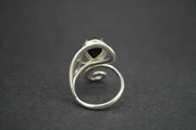 Easdale Gold Sterling Silver Swirl Ring