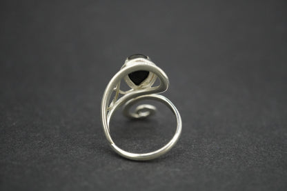 Easdale Gold Sterling Silver Swirl Ring