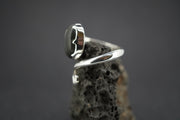 Easdale Gold Sterling Silver Oval Trinity Ring