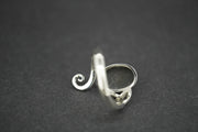 Easdale Gold Sterling Silver Oval Trinity Ring